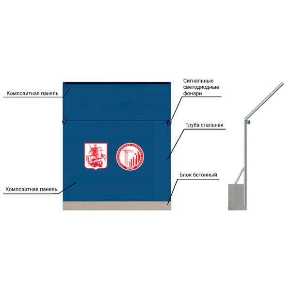Ограждение Тип 2.3 градостроительного комплекса