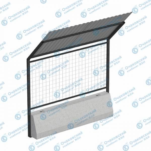Защитно-охранное ограждение 3 АП 2.5м