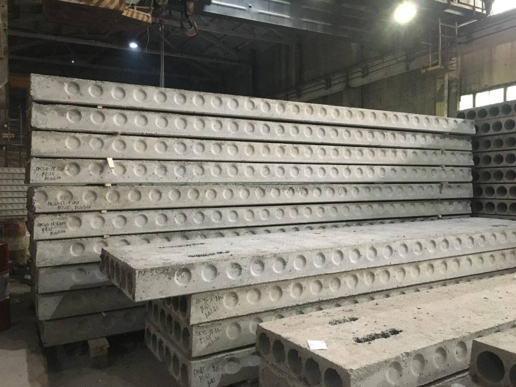 Бетонная плиты перекрытия ПК. Очаковский комбинат ЖБИ