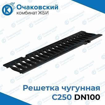 Решетка чугунная C250, DN100